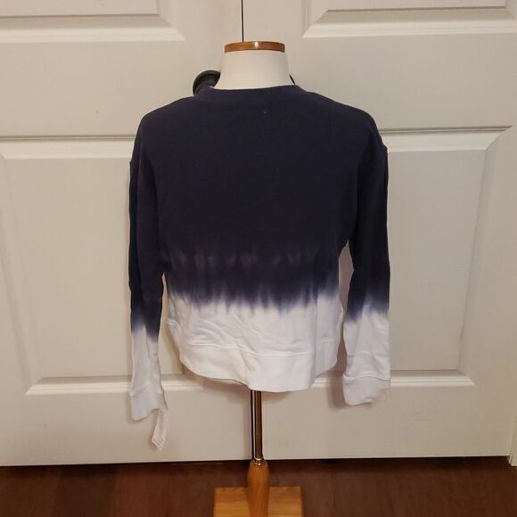 Ten Six‎ Sherman Dip Dye Cropped Sweatshirt Size Medium NWT - Picture 2 of 5